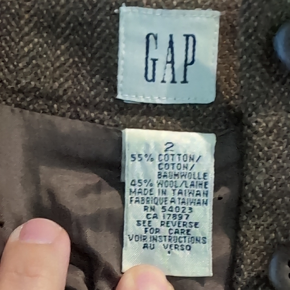 GAP Brown Button-Front Pencil Skirt - Picture 7 of 7